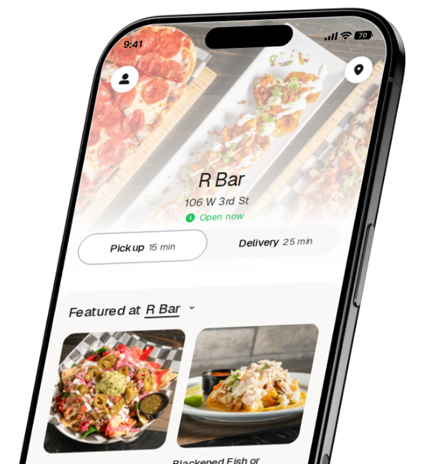 R Bar app preview